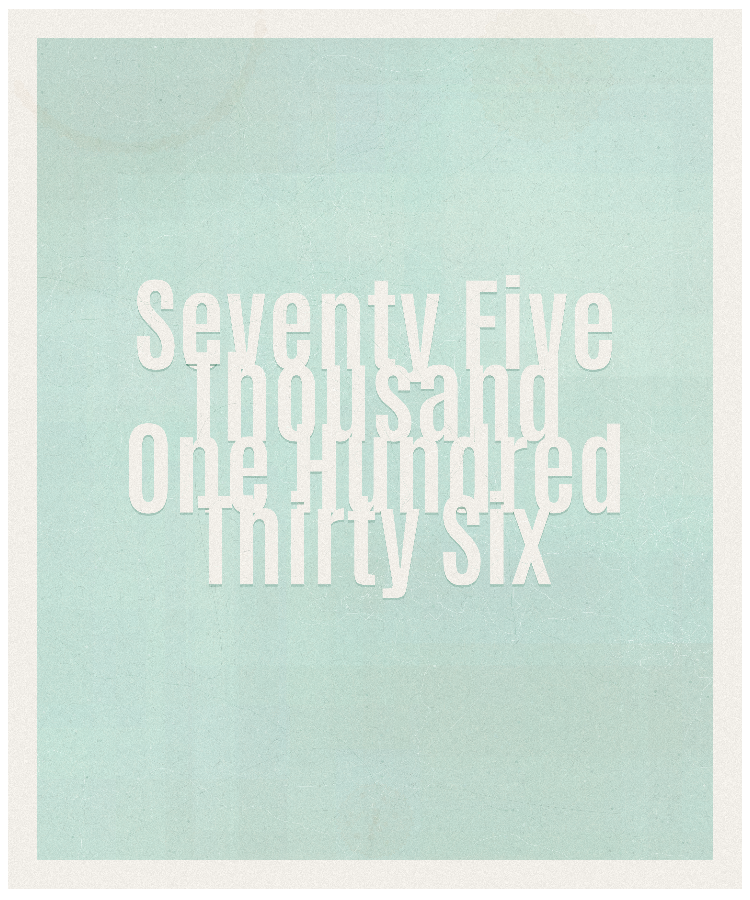 Count #75136