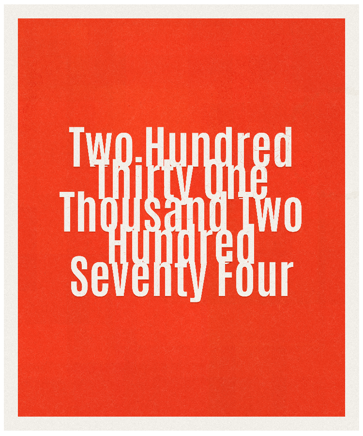 Count #231274