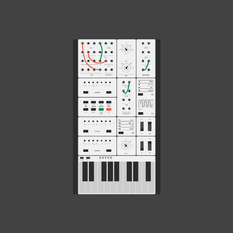 Modular synthesizer #16