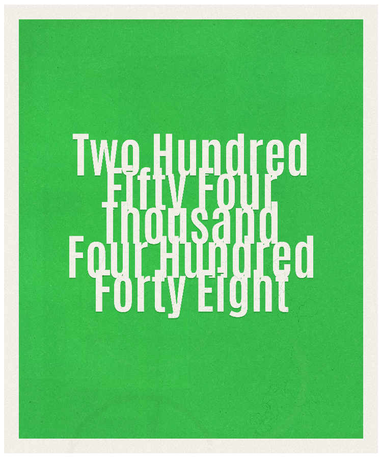 Count #254448