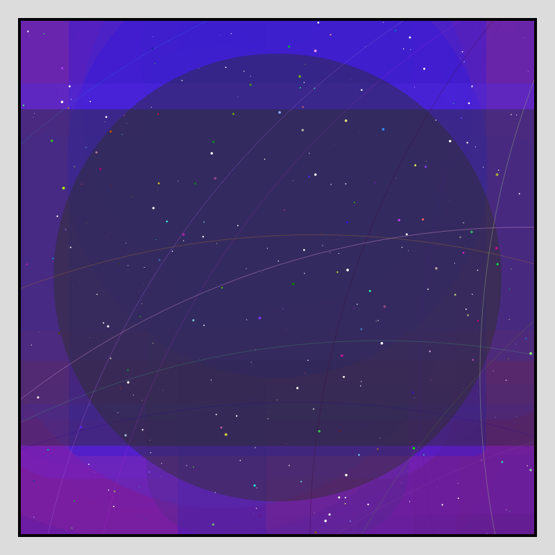 Color Field Starry B #94