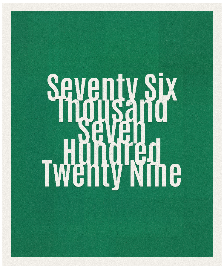 Count #76729