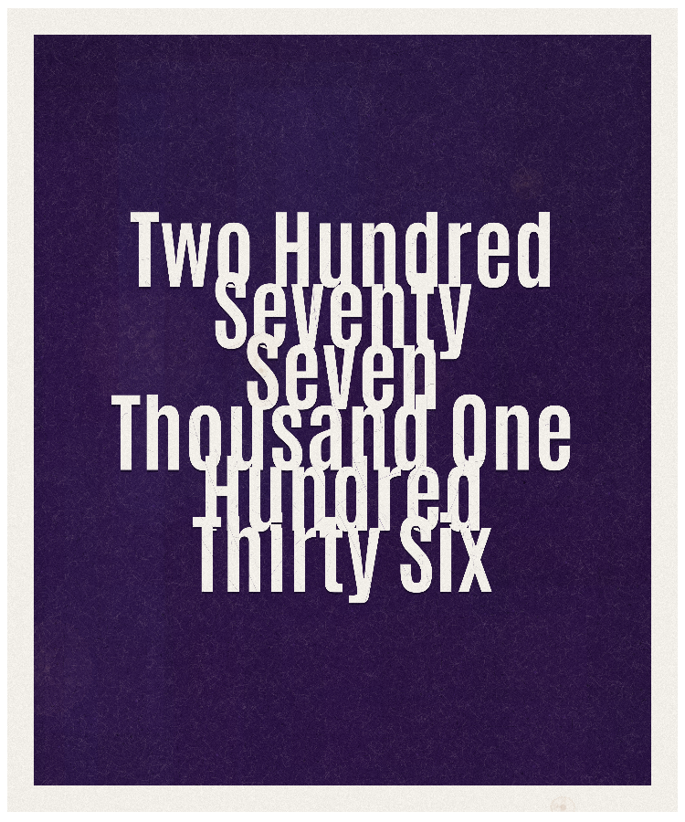 Count #277136