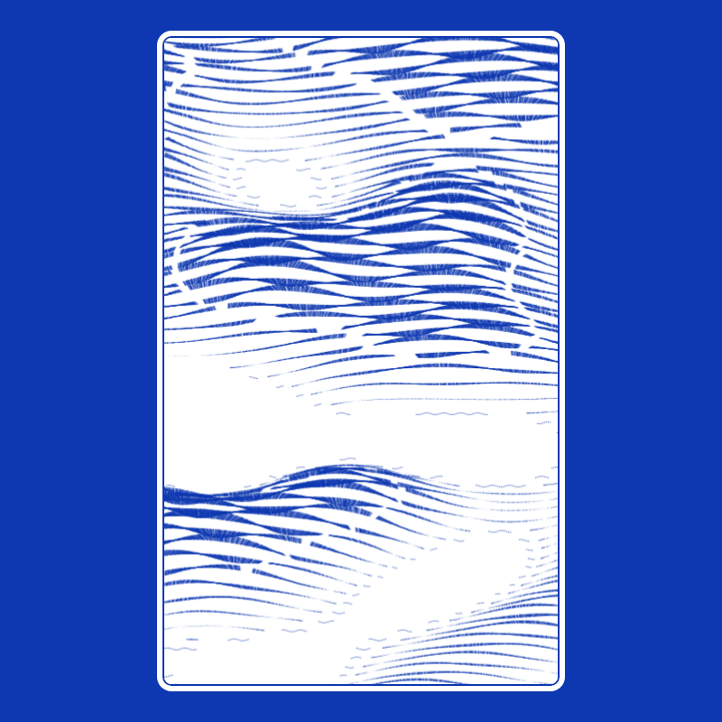 Topographic Playing Card #25