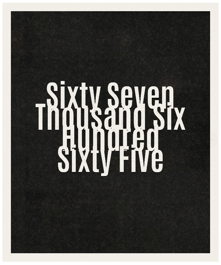 Count #67665