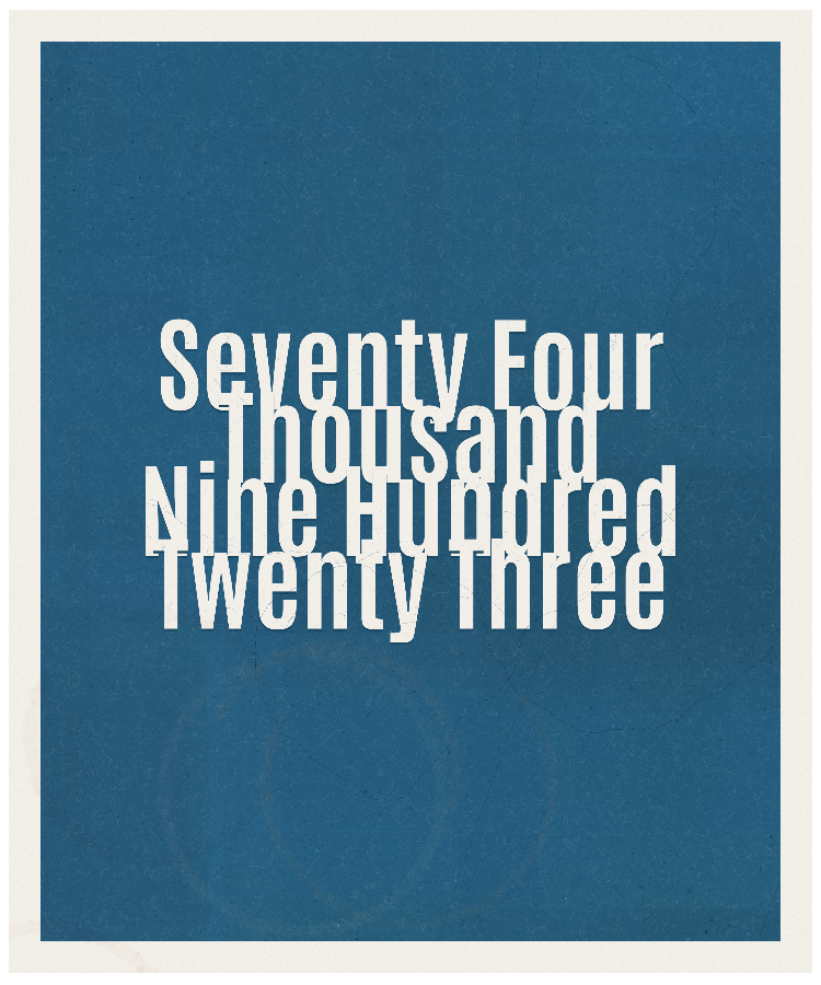 Count #74923