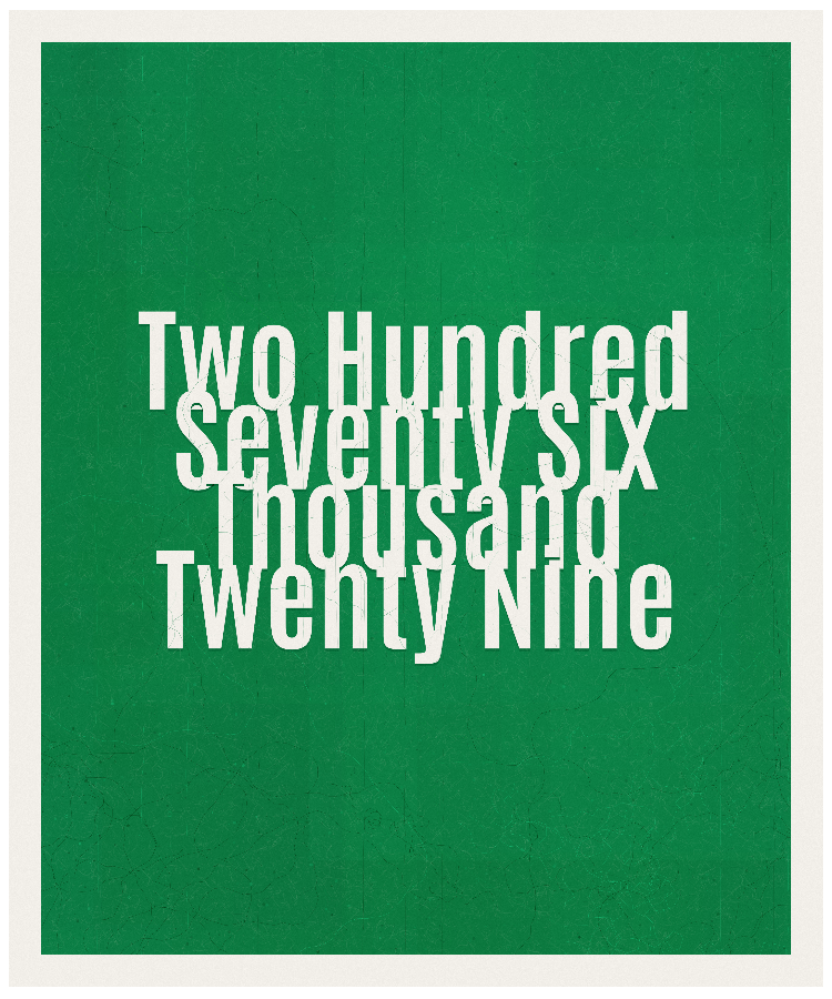 Count #276029