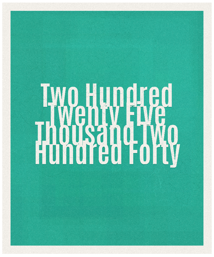 Count #225240