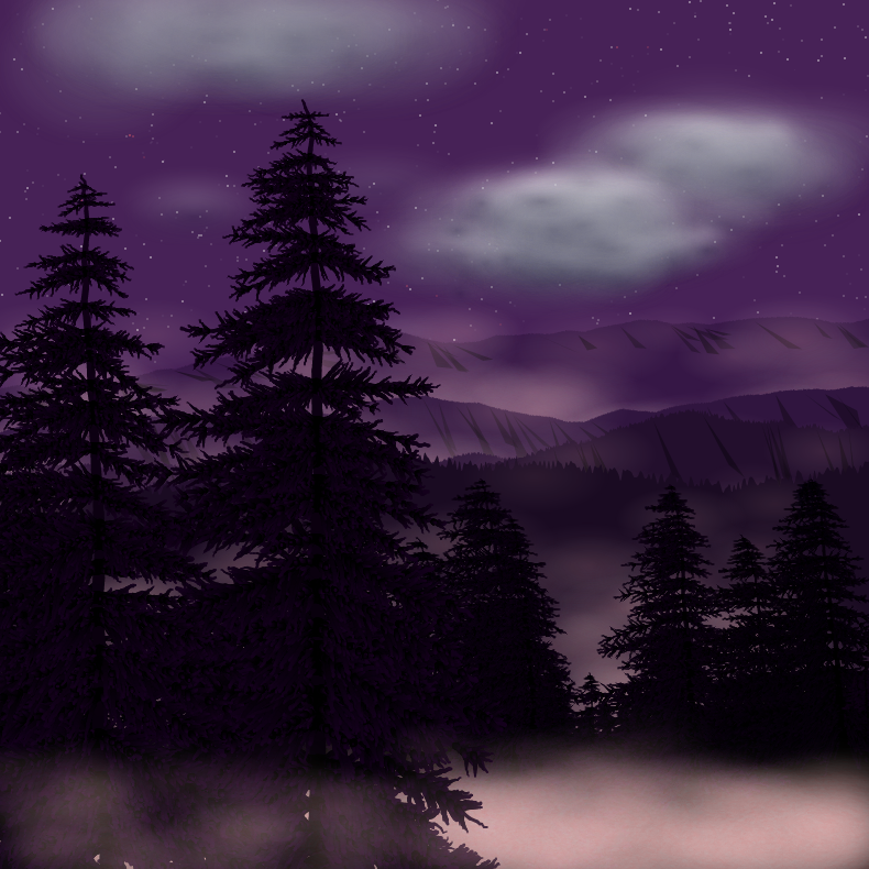 Moonlit Mountains #37