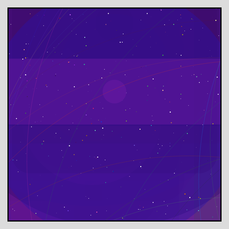 Color Field Starry B #135