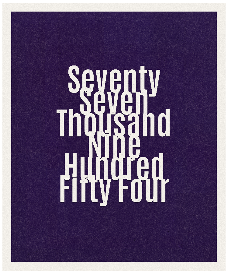 Count #77954