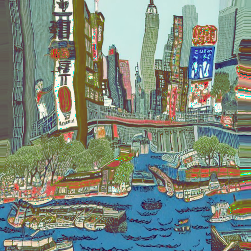 IMAGINARY NEW YORK IN UKIYO-E #53