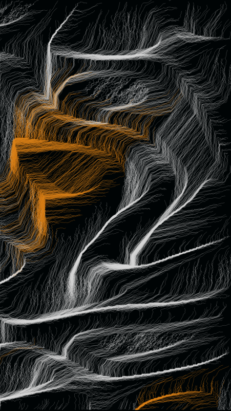 Algoscapes | Rock-face #327
