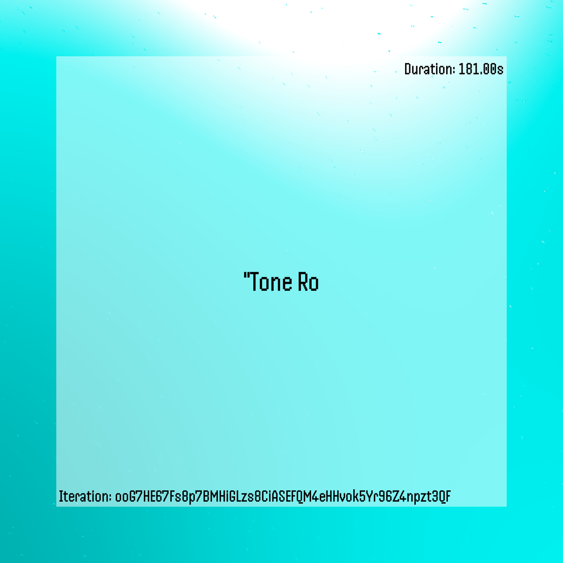 Tone Row #68