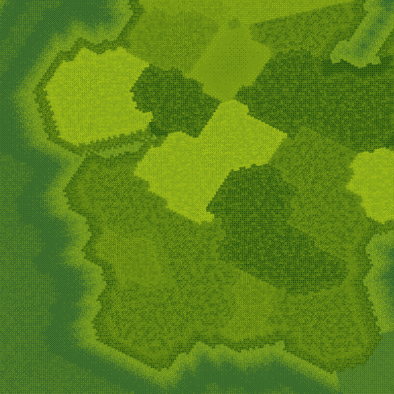 Littlecube Maps: Green Dithering #23