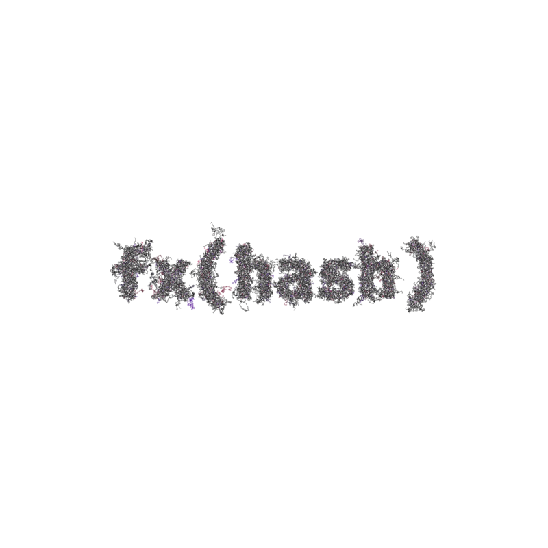 FXHASH Logo with Features #147