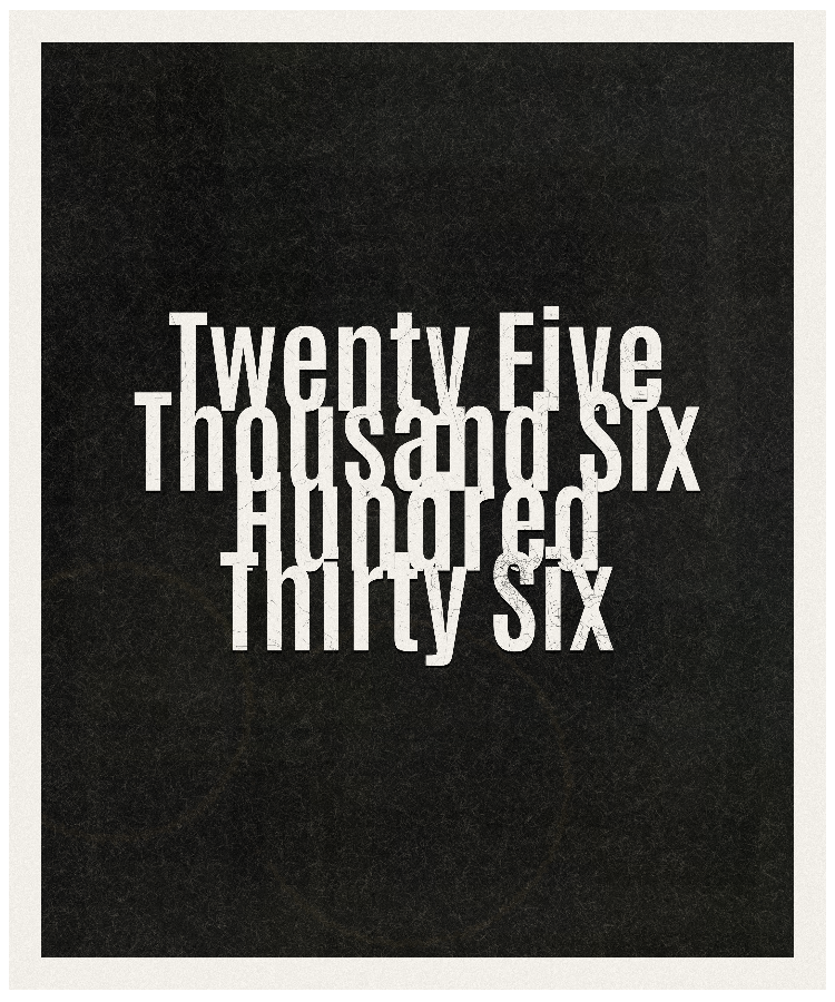 Count #25636