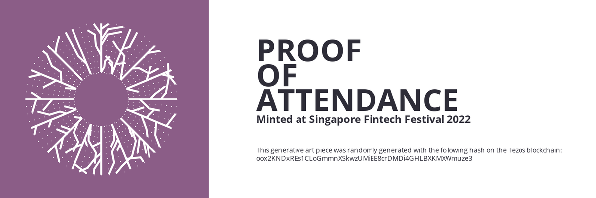 SFF2022 Proof of Attendance Token #1118