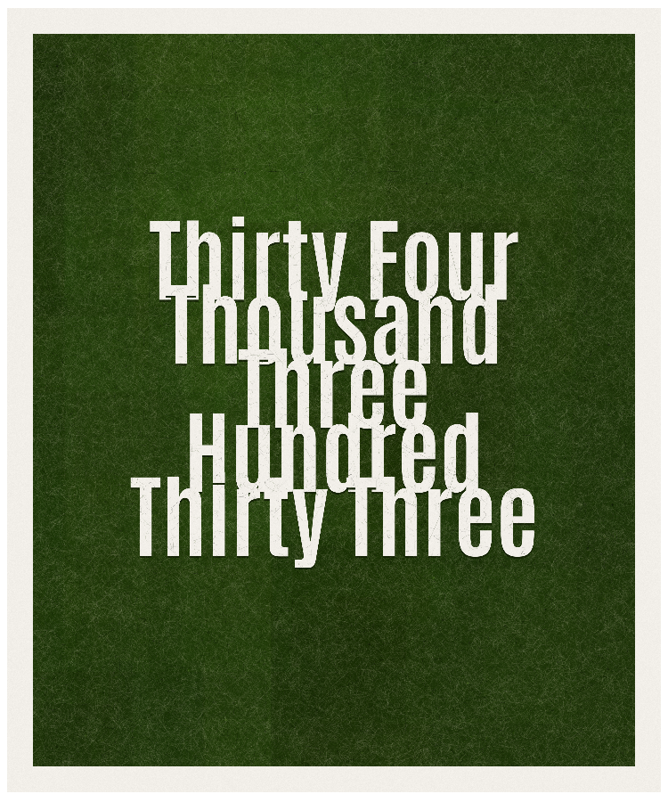 Count #34333