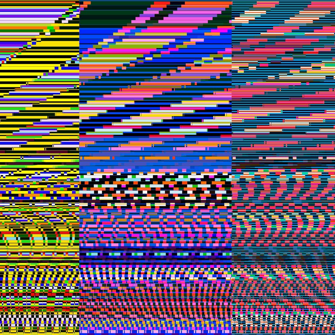 Glitchometry Stripes #30