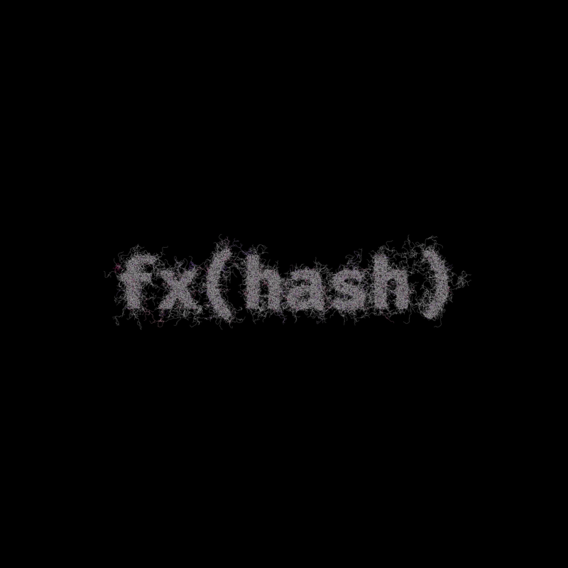 FXHASH Generative Logo #184