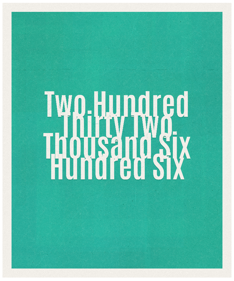 Count #232606