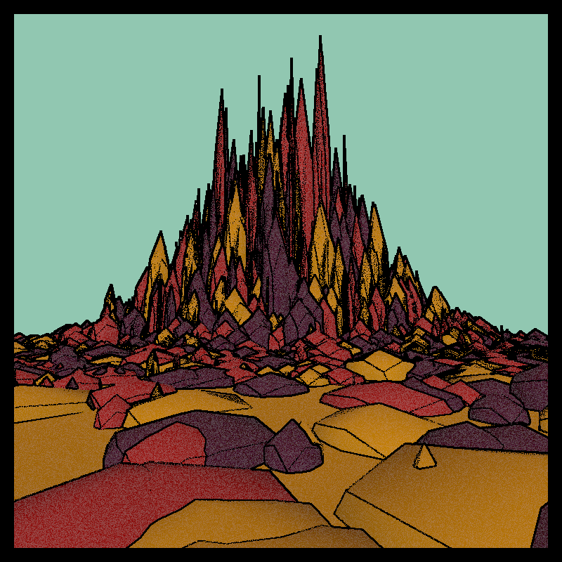 Crystal forest #19