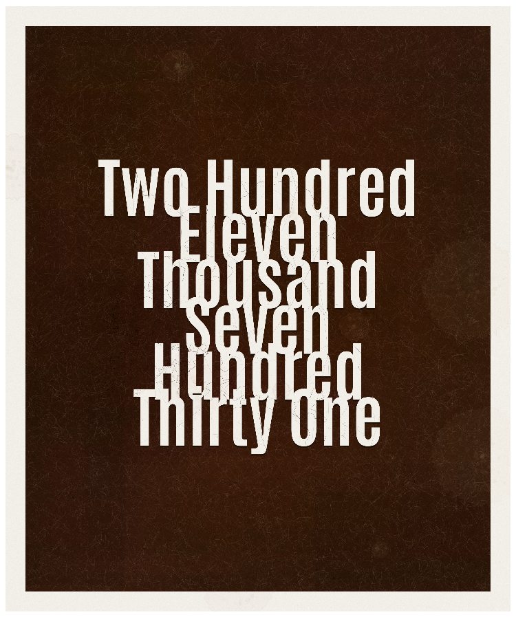 Count #211731