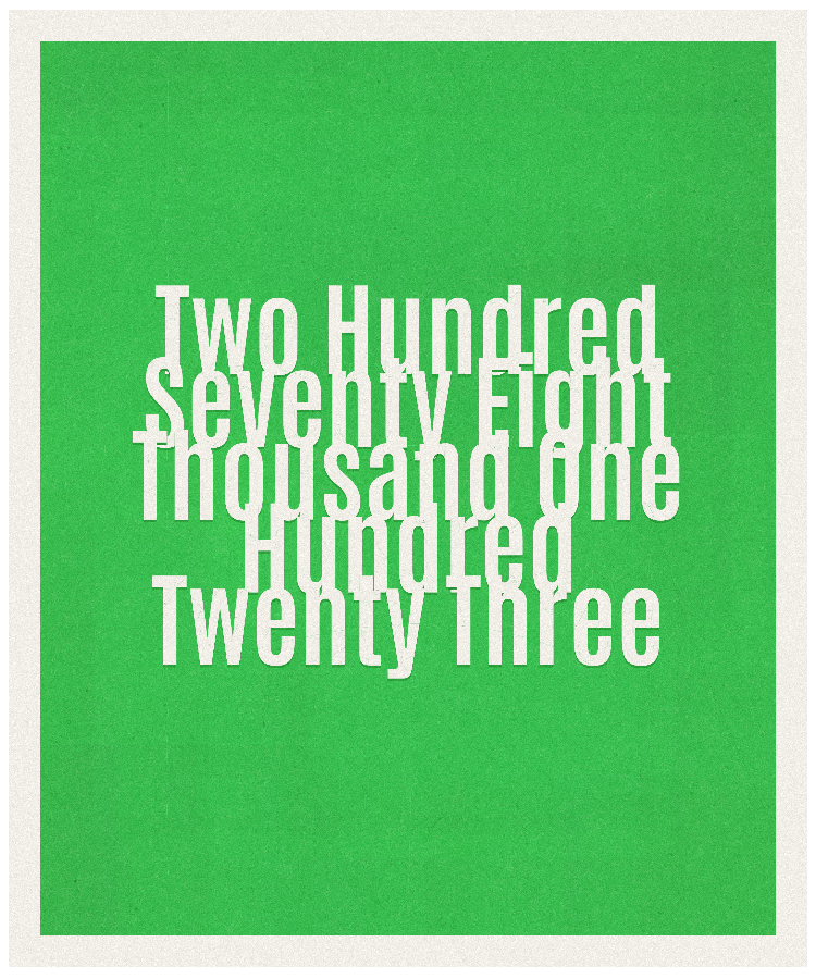 Count #278123