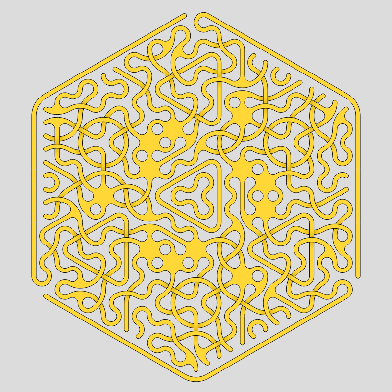 Truchet Threefold Symmetry #63