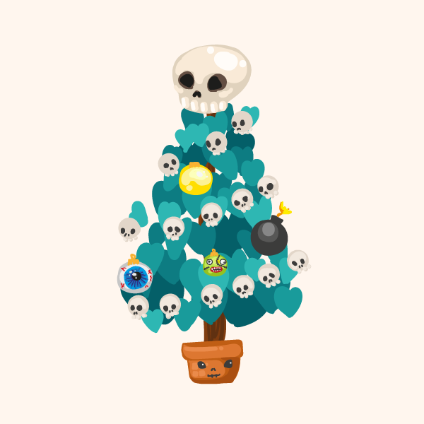 Creepy Christmas Tree For You! #1