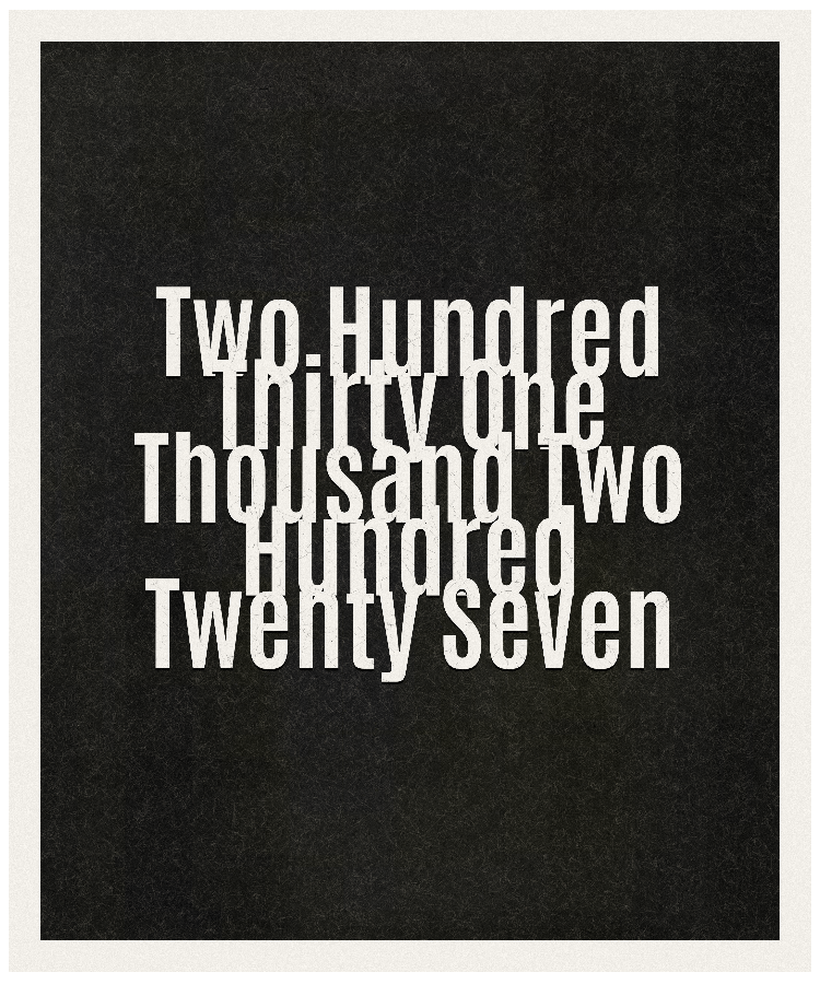 Count #231227