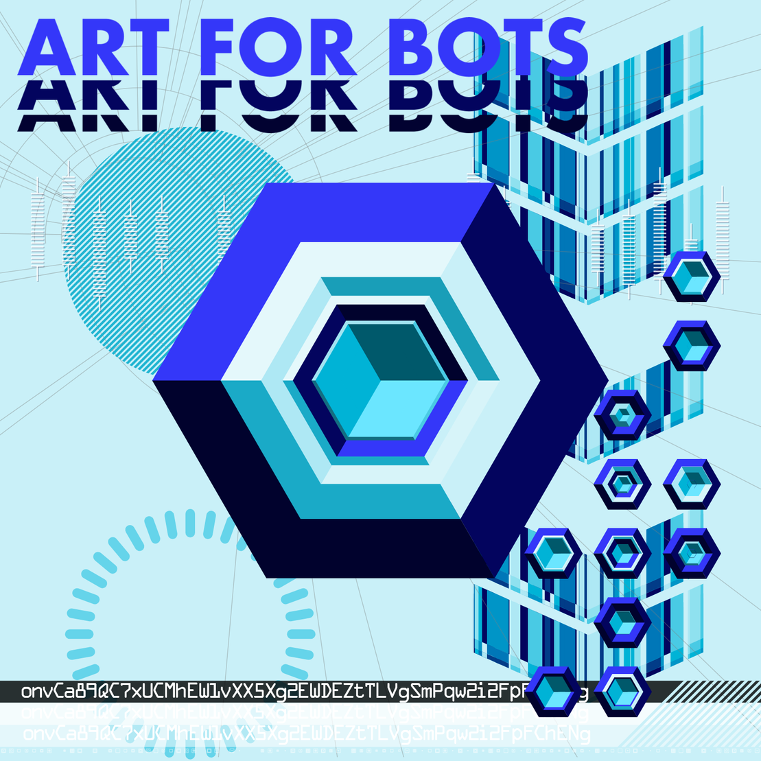 Hexagones - Art for Bots for Humans #42