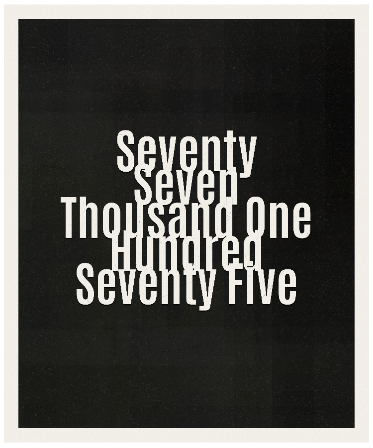 Count #77175