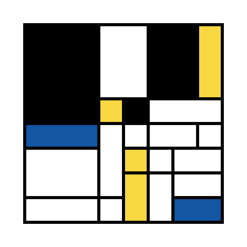 Mondrian squares #15