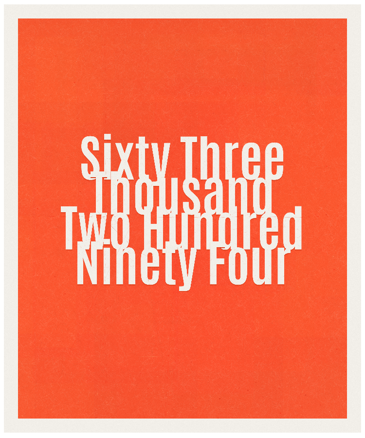 Count #63294