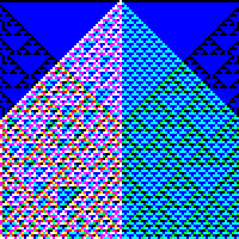 RGB Elementary Cellular Automaton #810