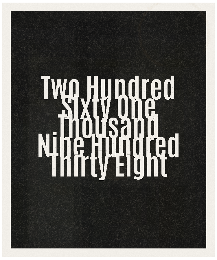 Count #261938