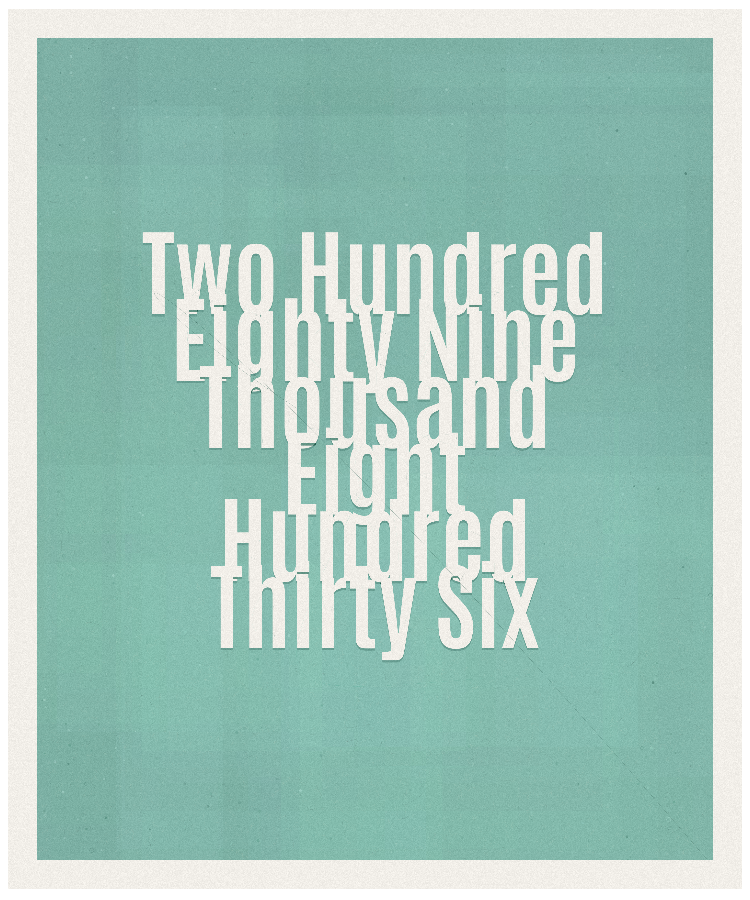 Count #289836
