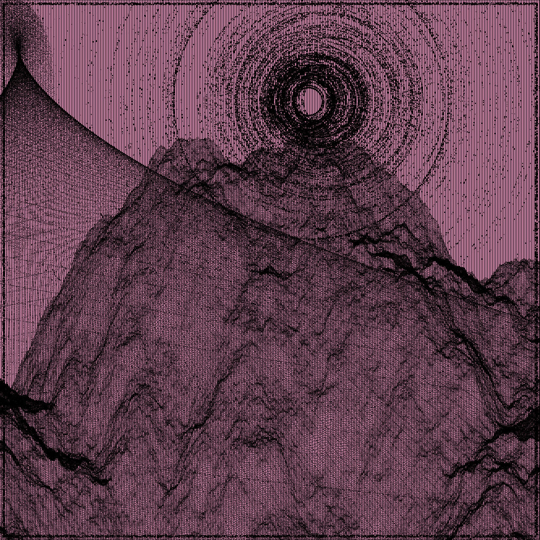 Surreal classic generative landscape #47