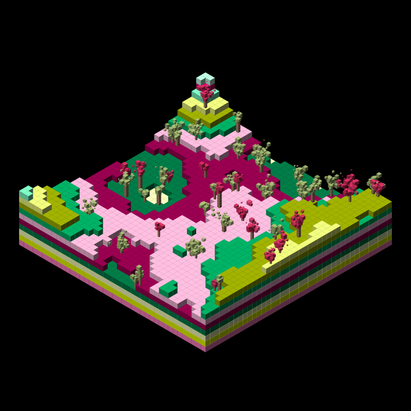 Pixel Topography #12