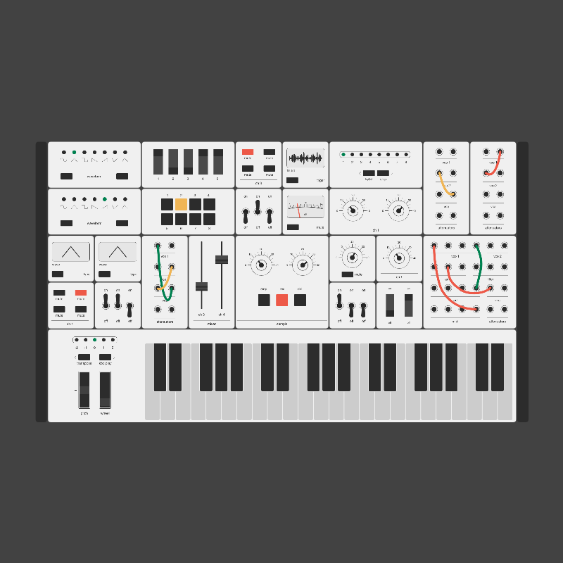 Modular synthesizer #1