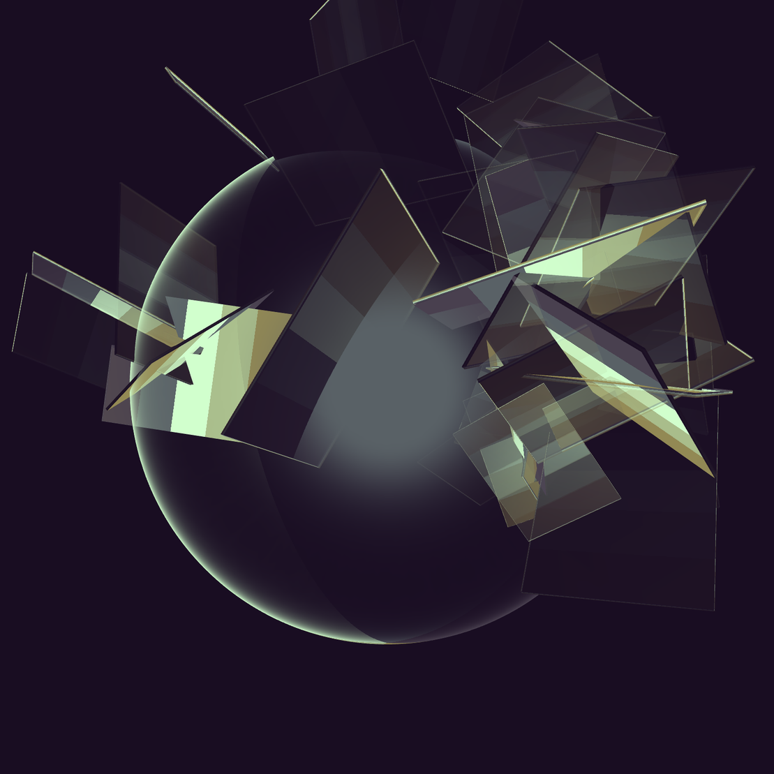 Composition with Sphere  #2