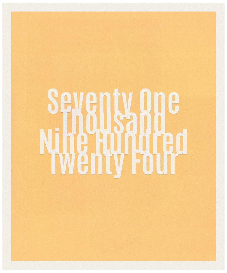 Count #71924