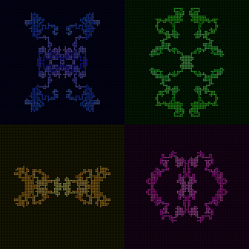 Dither Creatures 2x2 #77