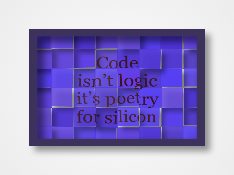 The Metaphor Machine #28053