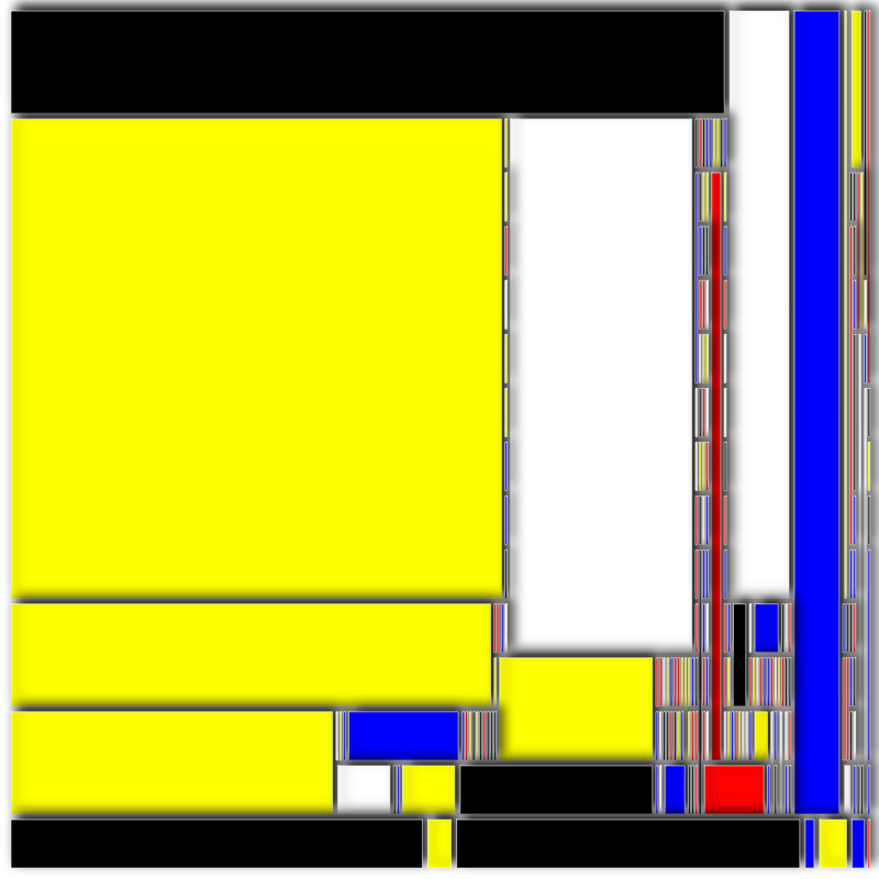 Strips layouts - Square arrangements #2