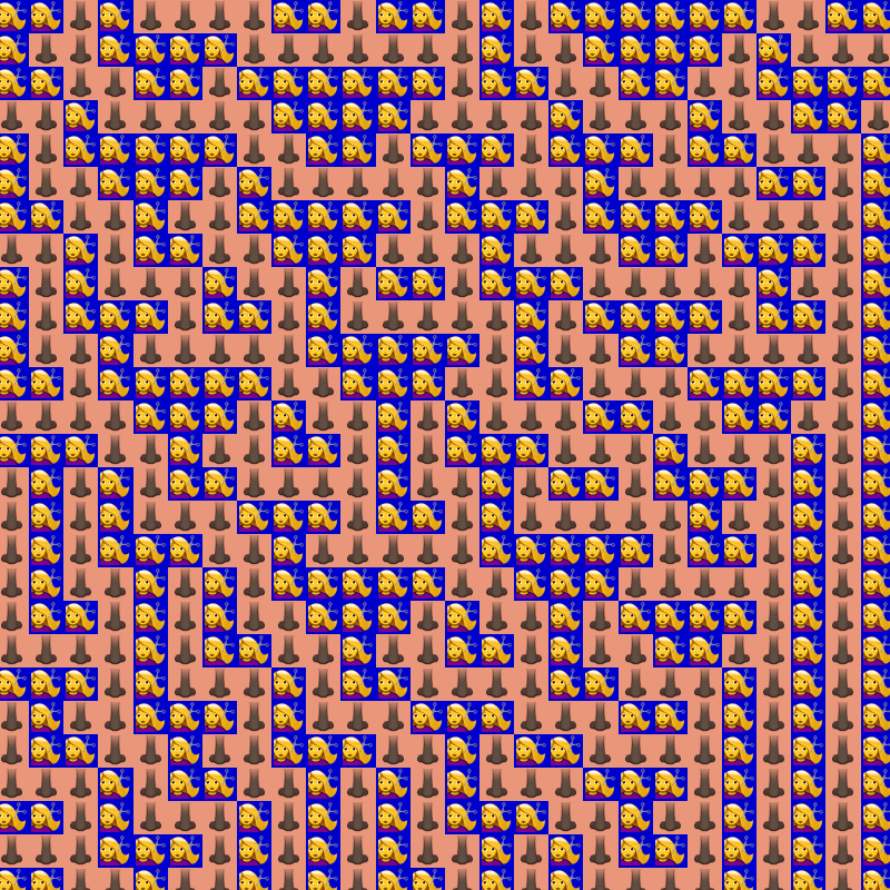 Elementary Cellular Emoji Automata #777