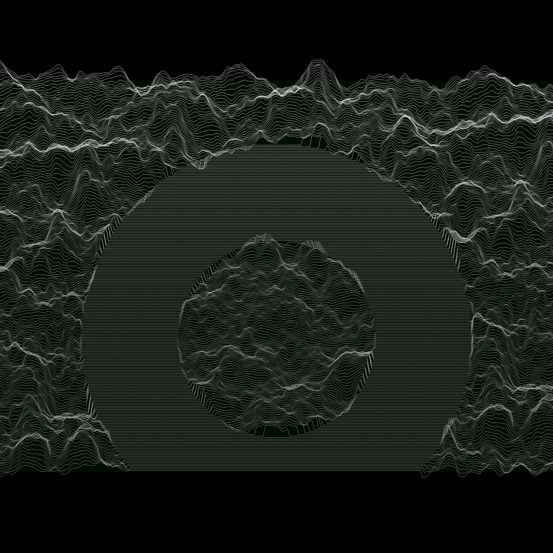 Waves Circle (For Plotter) #118