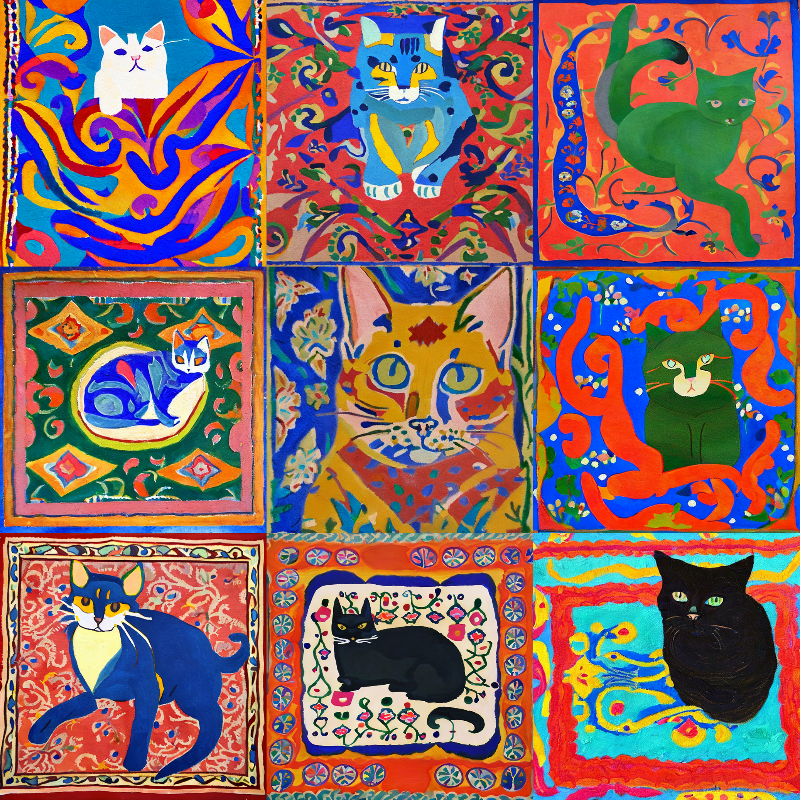 99 Patchworks of 9 Lives